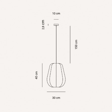 Lampe de suspension Catcus