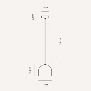 Lampe de suspension Camila