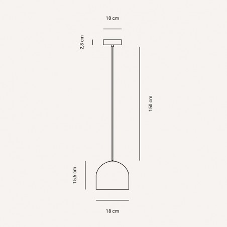 Lampe de suspension Camila