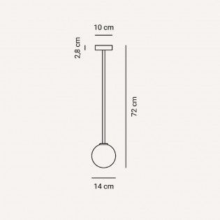 Lampe de plafond Lineal
