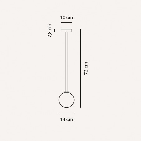 Lampe de plafond Lineal