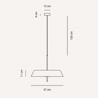 Lampé de plafond LED Cerdeña (16W)