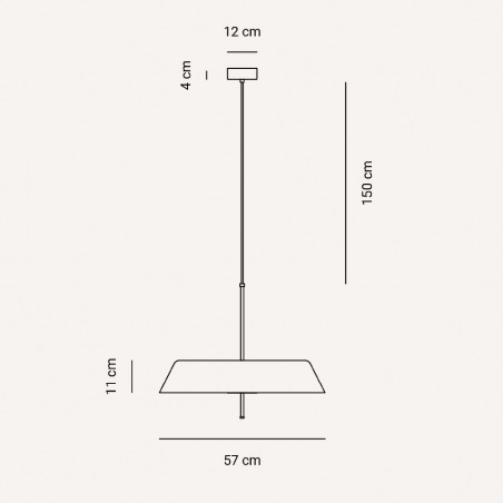 Lampé de plafond LED Cerdeña (16W)