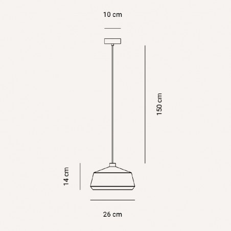 Lampe de plafond Ibiza Plano