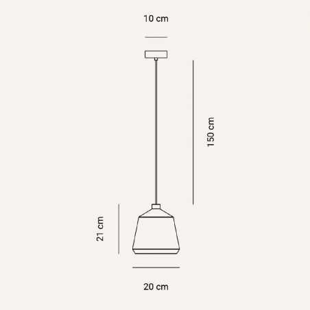 Lampe de plafond Ibiza