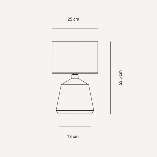 Lampe á poser Ibiza