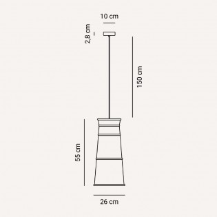 Lampe suspendue Zanco