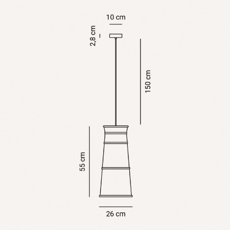 Lampe suspendue Zanco