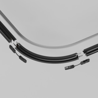 Accessoire courbure pour rail magnétique encastré Exility