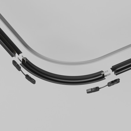 Accessoire courbure pour rail magnétique encastré Exility