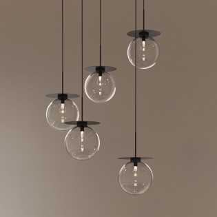 Lampe suspendue Saturno (5...