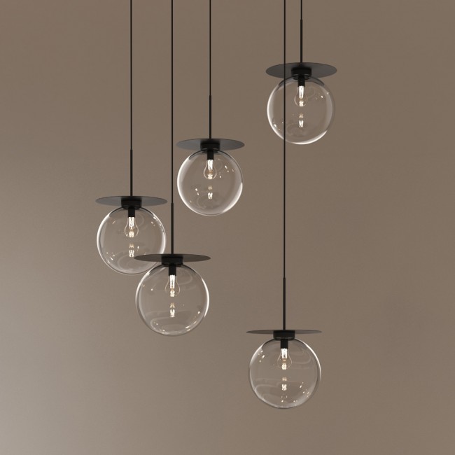 Lampe suspendue Saturno (5 lumières)