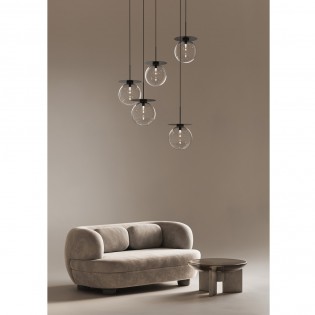 Lampe suspendue Saturno (5 lumières)
