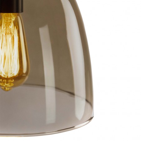 Lampe de plafond Cloche Fumé