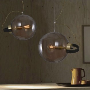 Lampe de plafond Mondo Fumeé