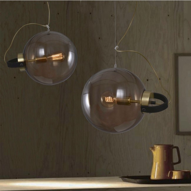 Lampe de plafond Mondo Fumeé