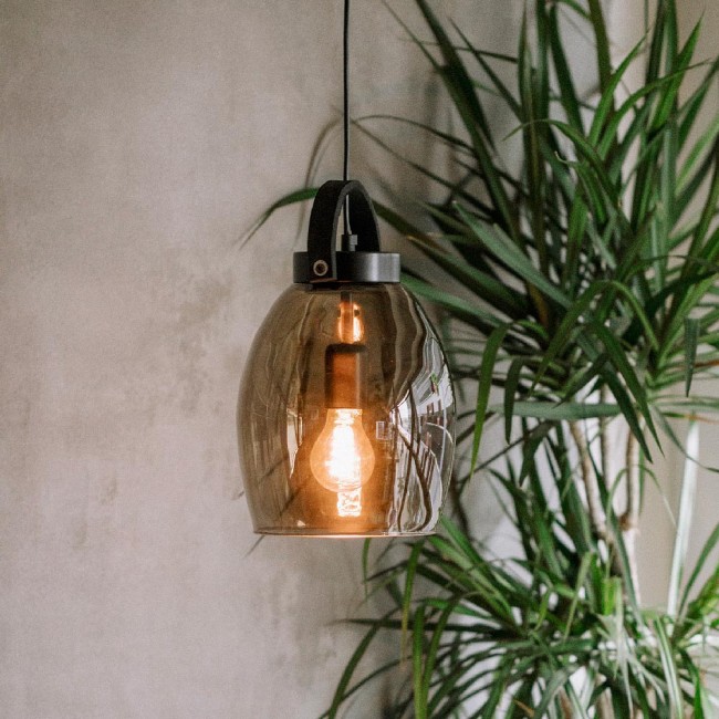 Lampe de plafond Lantern Fumé
