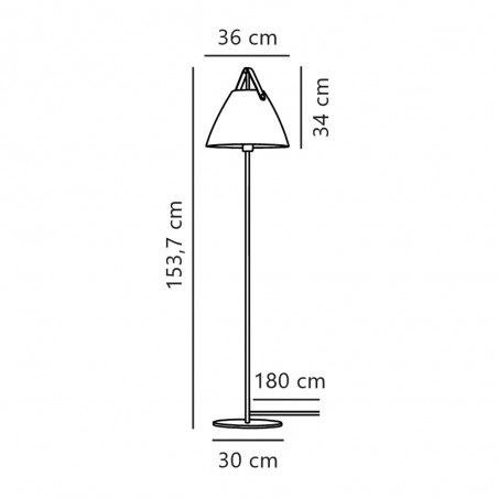 Lampadaire Strap