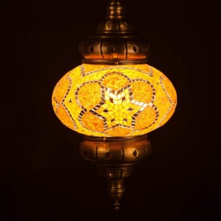 Lampe Turque KolyeI90 (jaune)