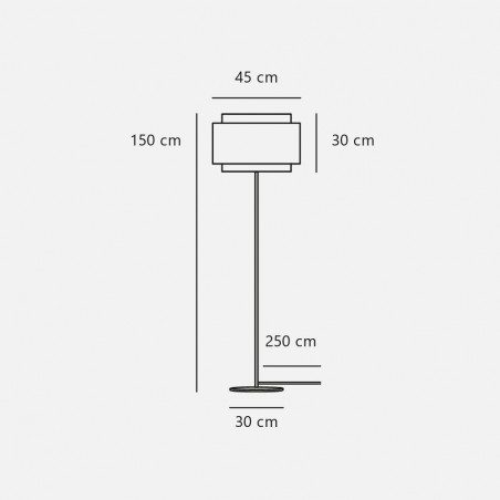 Lampadaire Takai