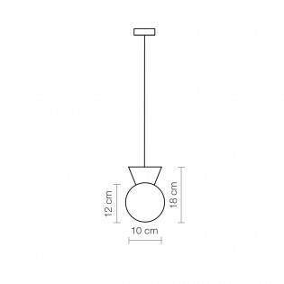Lampe de plafond Abisal