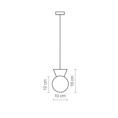 Lampe de plafond Abisal