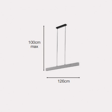 Lampe de plafond LED Fuster (10W)