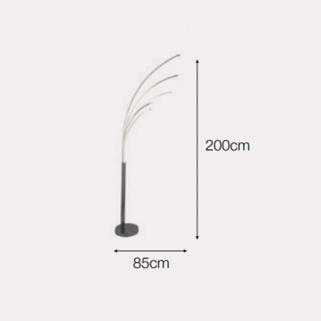 Lámpadaire LED Jiraffa (80W)