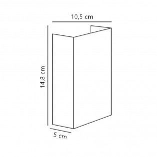 Applique Murale pour exterieur LED Fold Seaside (8W)