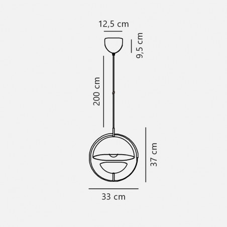 Lampe de plafond Tavia