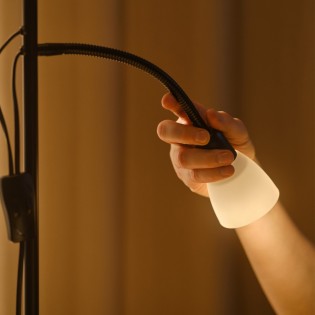 Lampadaire avec lecteur Lauria