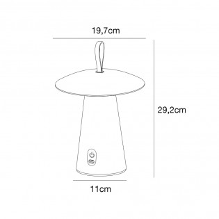 Lampe portable LED Ara To Go 2 (2W)
