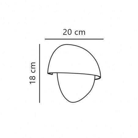 Applique Murale Scorpius Round
