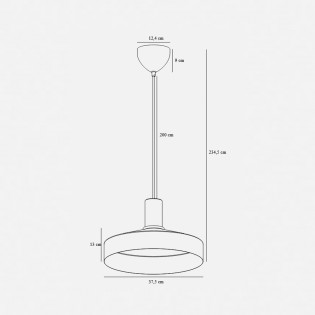 Lampe pendante Elvas Liège