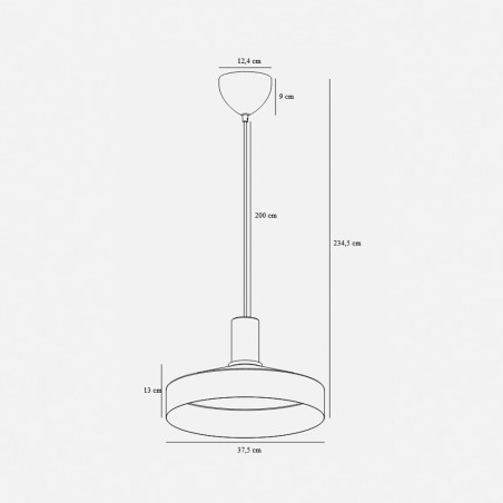 Lampe pendante Elvas Liège