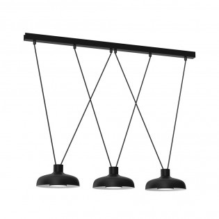 Réglette de plafond Noir (3...
