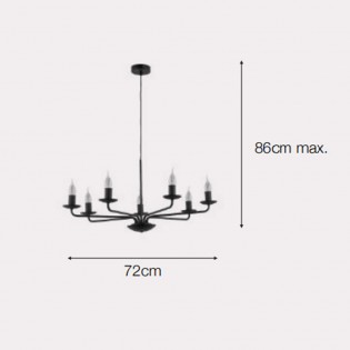 Lustre Odine (7 Lumieres)