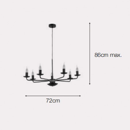 Lustre Odine (7 Lumieres)