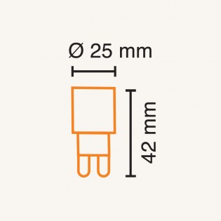 Ampoule LED G9 Ceramique (3W)