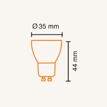 Ampoule LED GU10 Mini (3W)