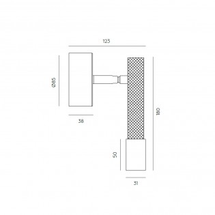 Spot de plafond á LED Ycro (8W)
