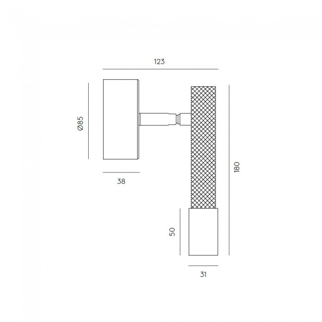 Spot de plafond á LED Ycro (8W)