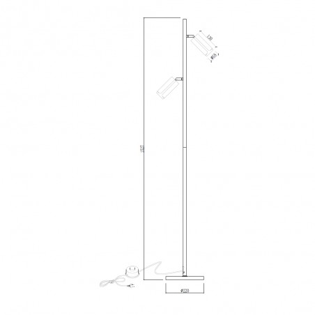 Lampadaire Gobi (2 lumieres)