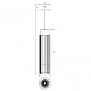 Lampe de plafond Sahara