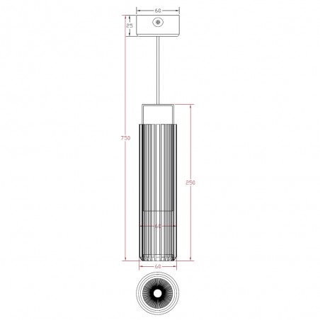 Lampe de plafond Sahara