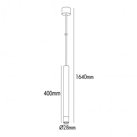Lampe de plafond Slim