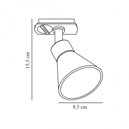 Spot pour rail Eik Link