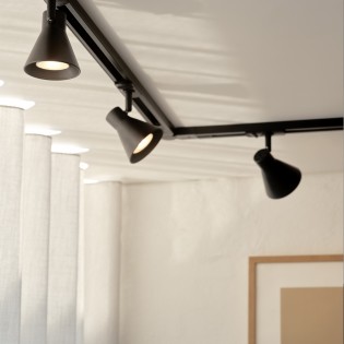 Kit de rail Nordlux Link 1M. + 3 spots Eik