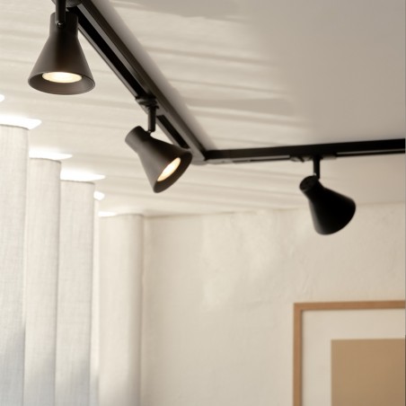 Kit de rail Nordlux Link 1M. + 3 spots Eik