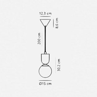 Lampe de plafond Sadie